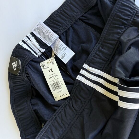 NWT Adidas Essential Tapered 3-stripe Navy Track Pants Women’s Plus Size 3X - Picture 4 of 4